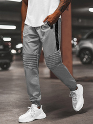 Pantalón de chándal de hombre gris OZONEE JS/68K10326Z