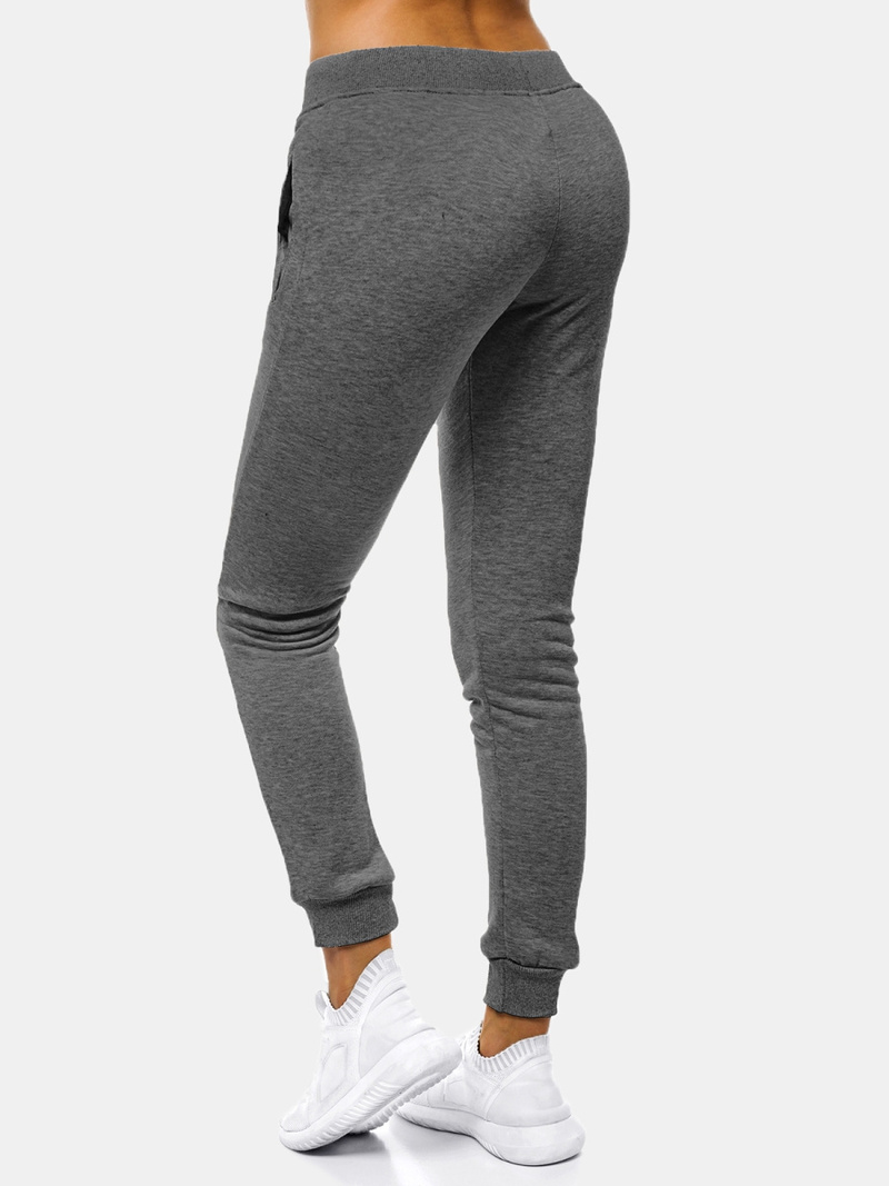 Pantalón de chándal para mujer grafito OZONEE JS/CK01