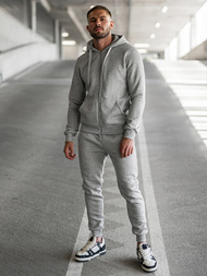 Chándal de hombre gris OZONEE JS/68C10386/2Z