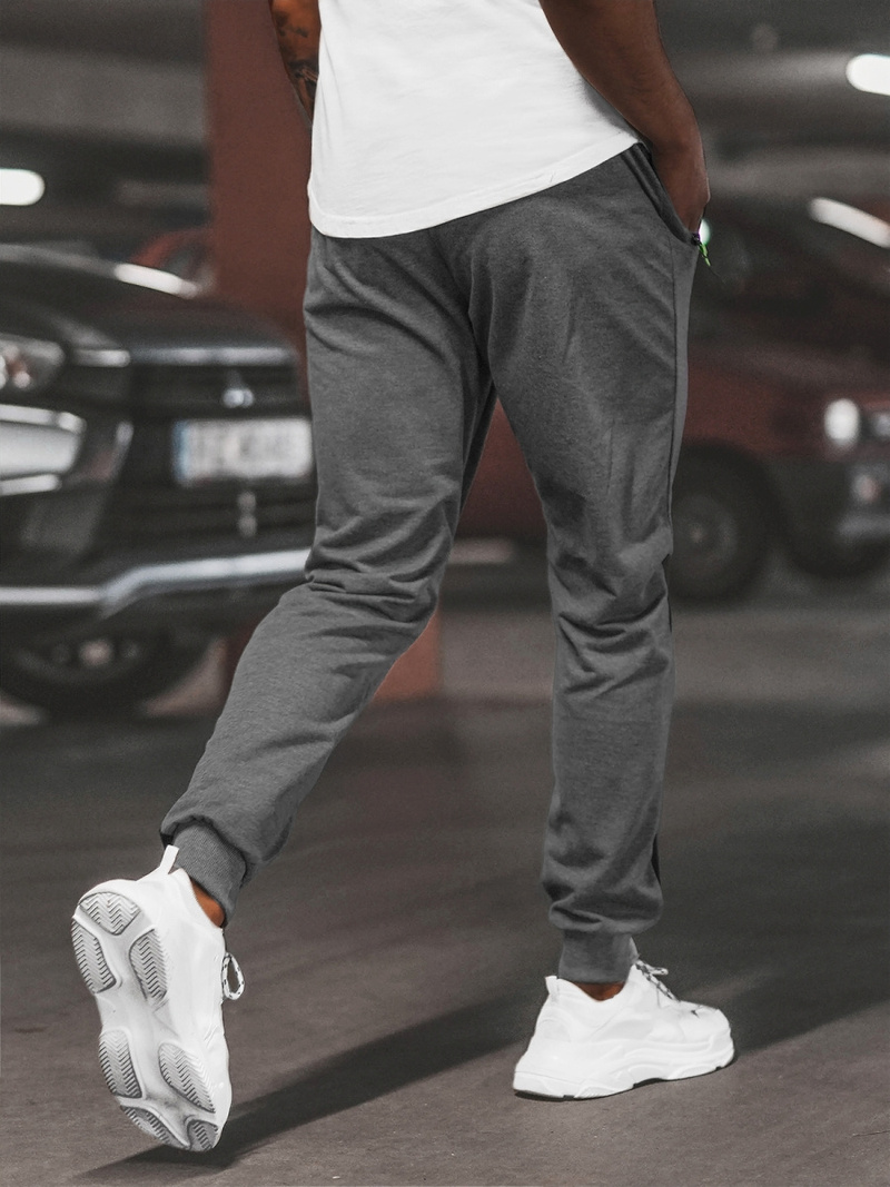 Pantalón de chándal de hombre grafito OZONEE JS/68K10356Z