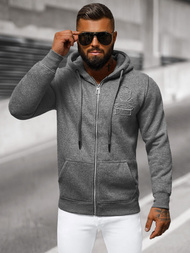 Sudadera de hombre grafito OZONEE NB/MF2003