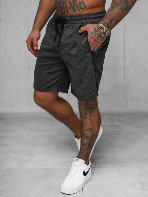 Pantalón corto de hombre grafito OZONEE JS/17K533/5