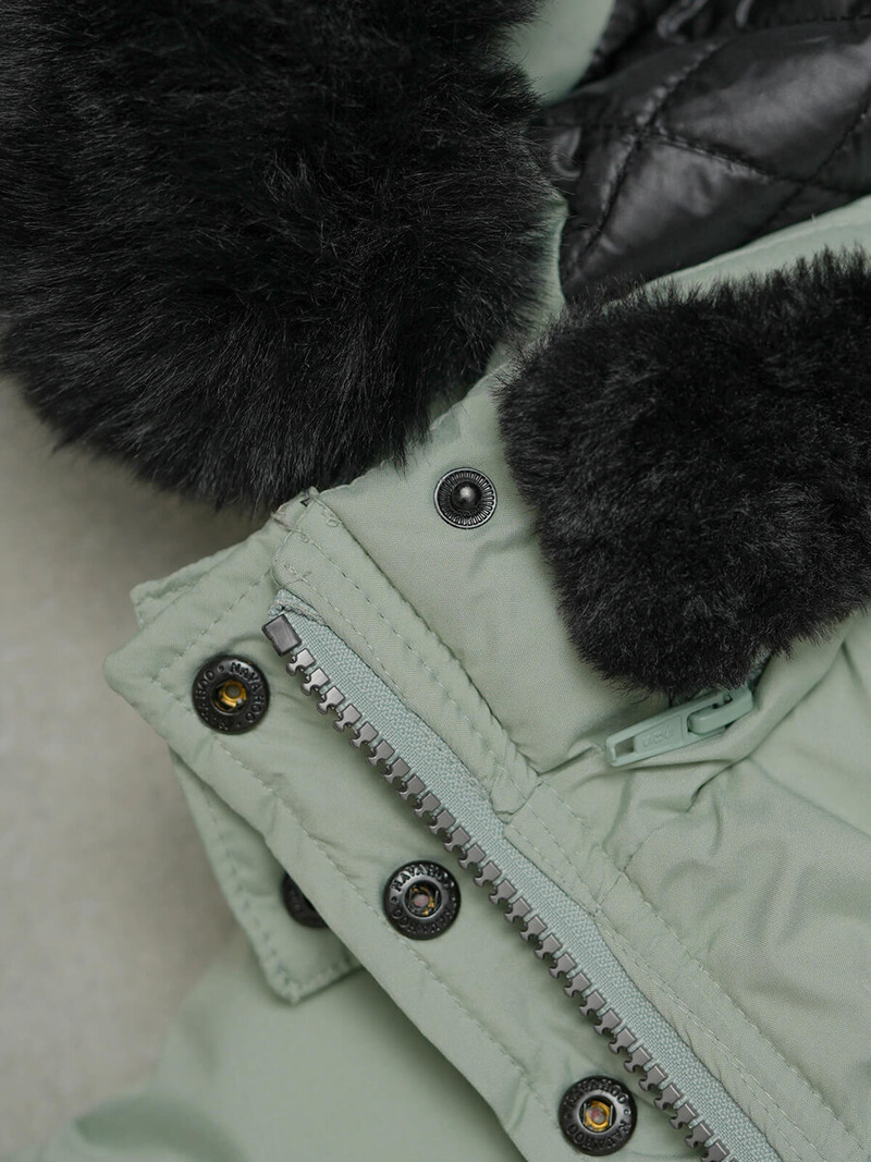 Chaqueta de mujer menta OZONEE O/W377Z