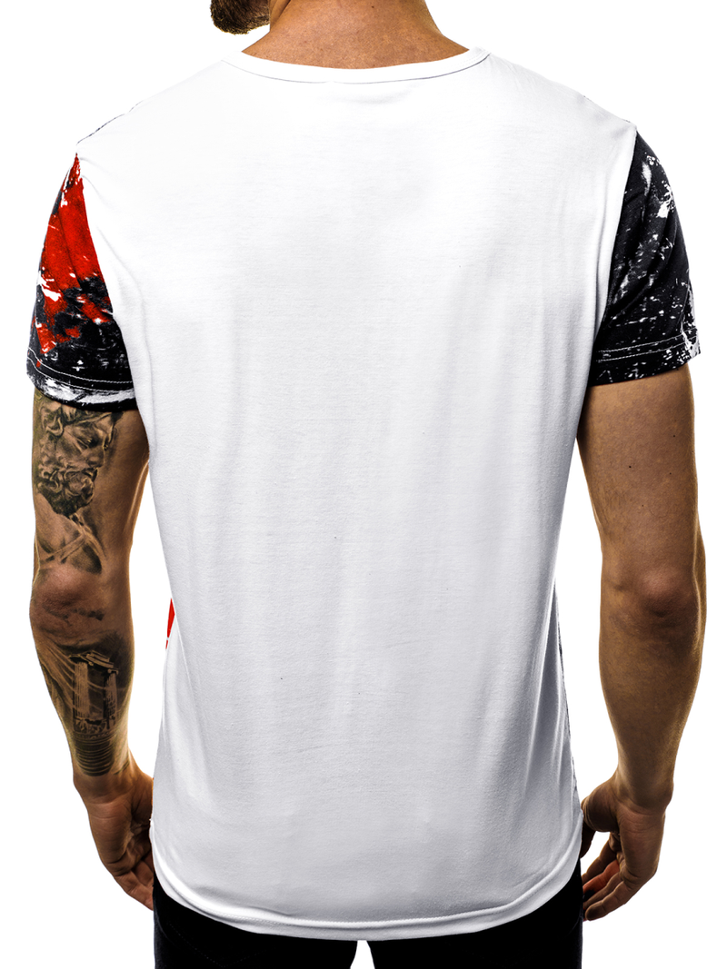 Camiseta de hombre roja OZONEE JS/SS10929