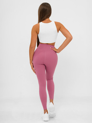 Leggings para mujer rosa OZONEE JS/17K585/111