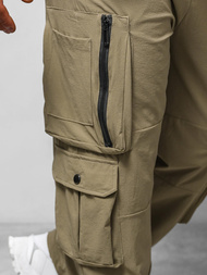 Pantalón de hombre beige oscuro OZONEE O/PS5527