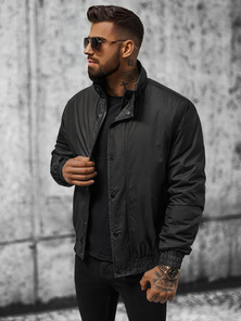 Chaqueta de hombre negra OZONEE JS/5M3102/392