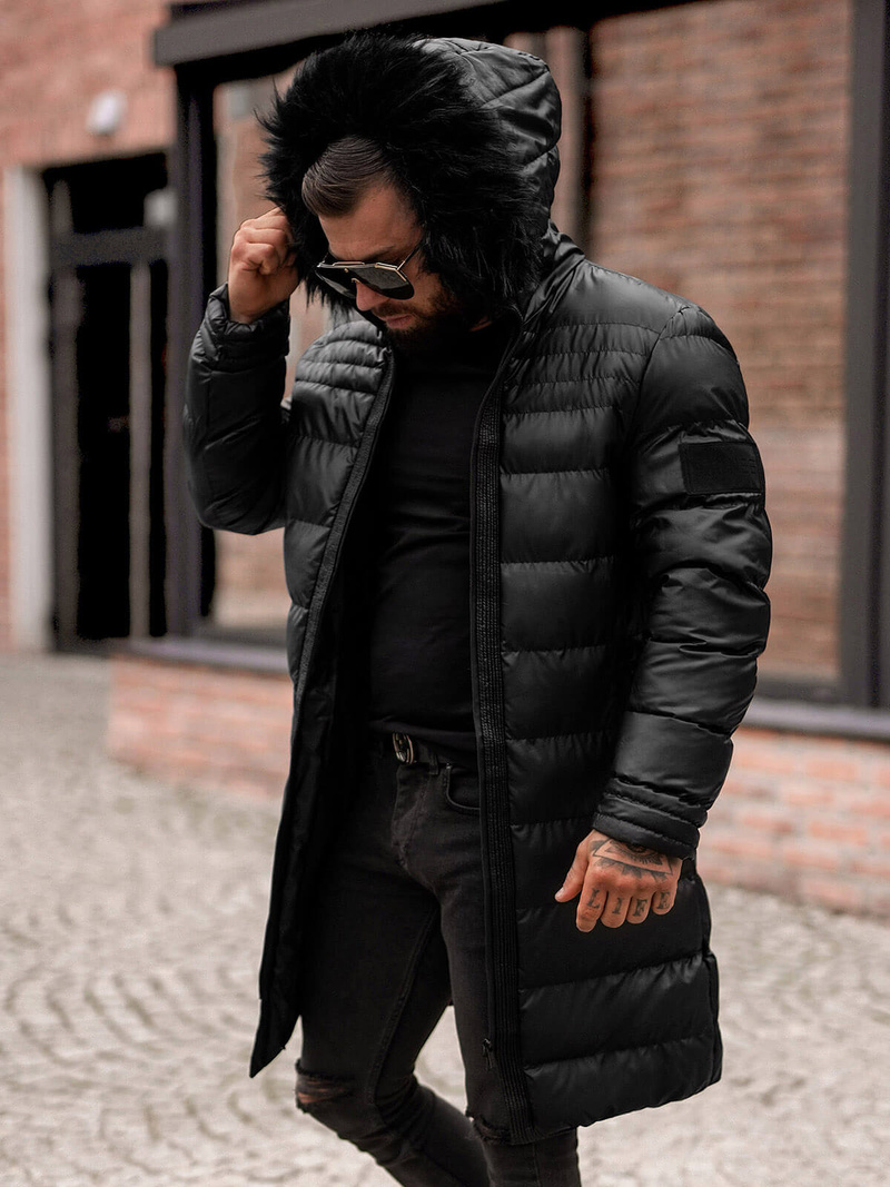 Chaqueta de hombre negra OZONEE O/M801Z