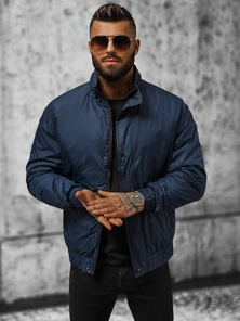 Chaqueta de hombre azul marino OZONEE JS/5M3102/215