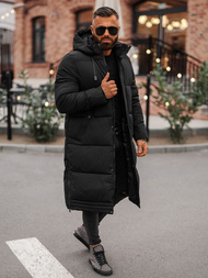 Chaqueta de hombre negra OZONEE JS/19M1290/392