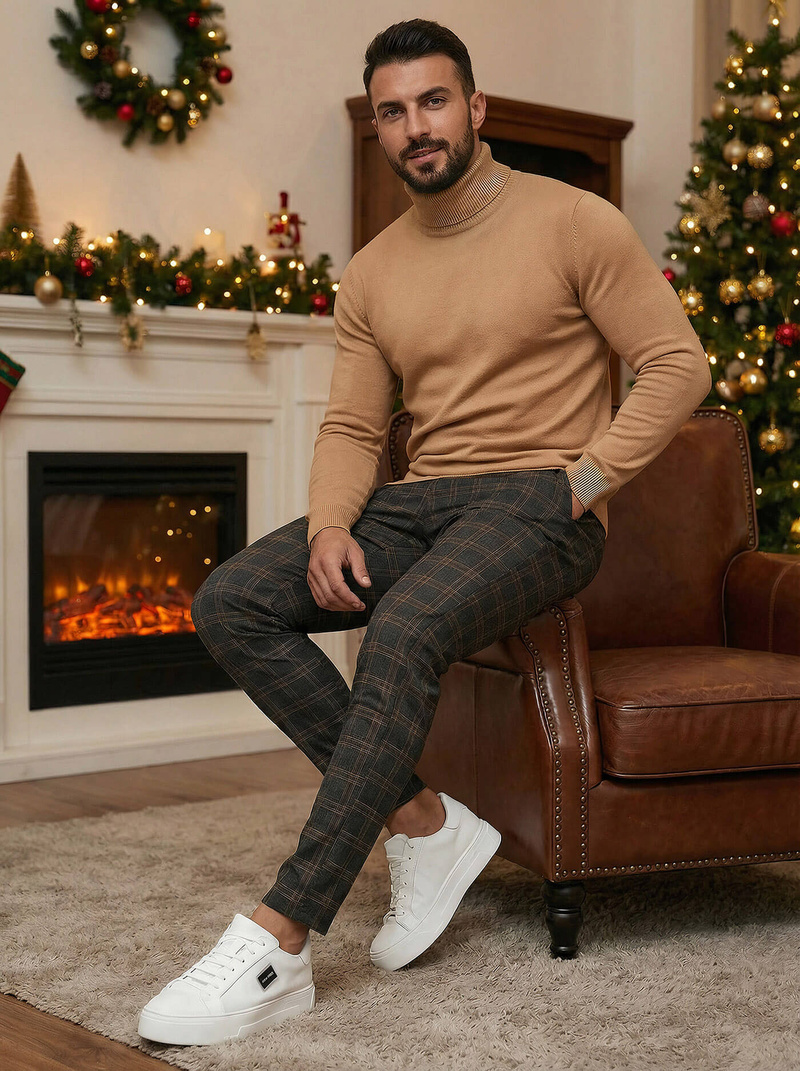 Pantalón chino de hombre grafito OZONEE DJ/5632Z