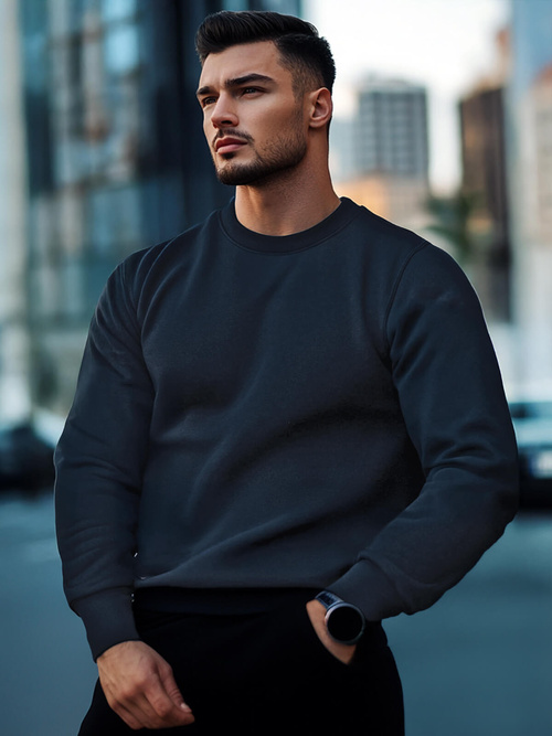 Sudadera de hombre granate OZONEE JS/2001-10Z