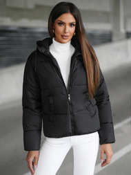 Chaqueta de mujer negra OZONEE JS/16M9187/392Z