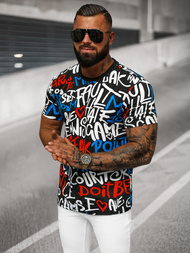 Camiseta de hombre negra OZONEE O/T1271/3