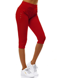 Leggings para mujer rojo OZONEE JS/1041/A5
