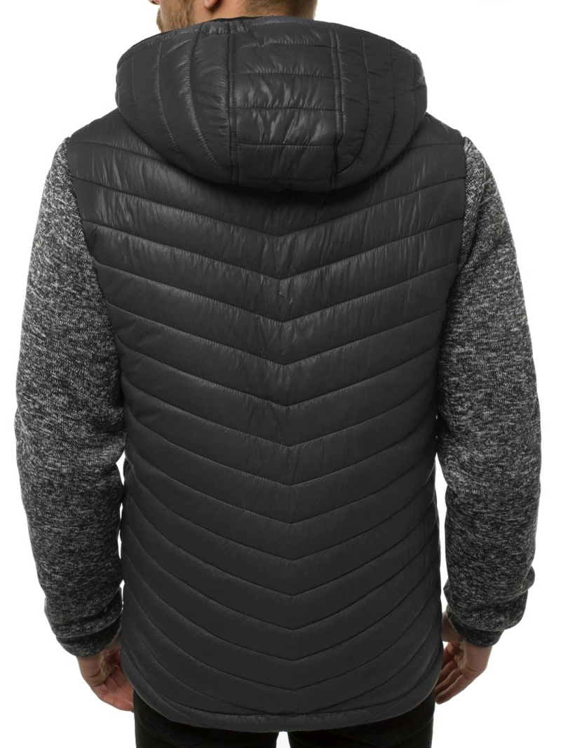 Chaqueta de hombre grafito OZONEE JS/KS2001K