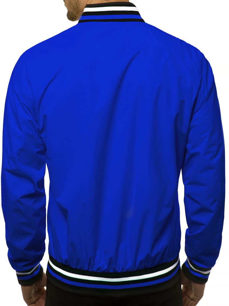 Chaqueta de hombre modrá OZONEE N/6198