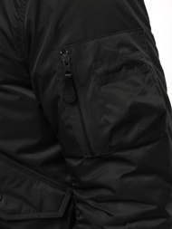 Chaqueta de hombre negra OZONEE O/99122