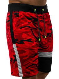 Pantalón corto de hombre rojo JS/KK300160