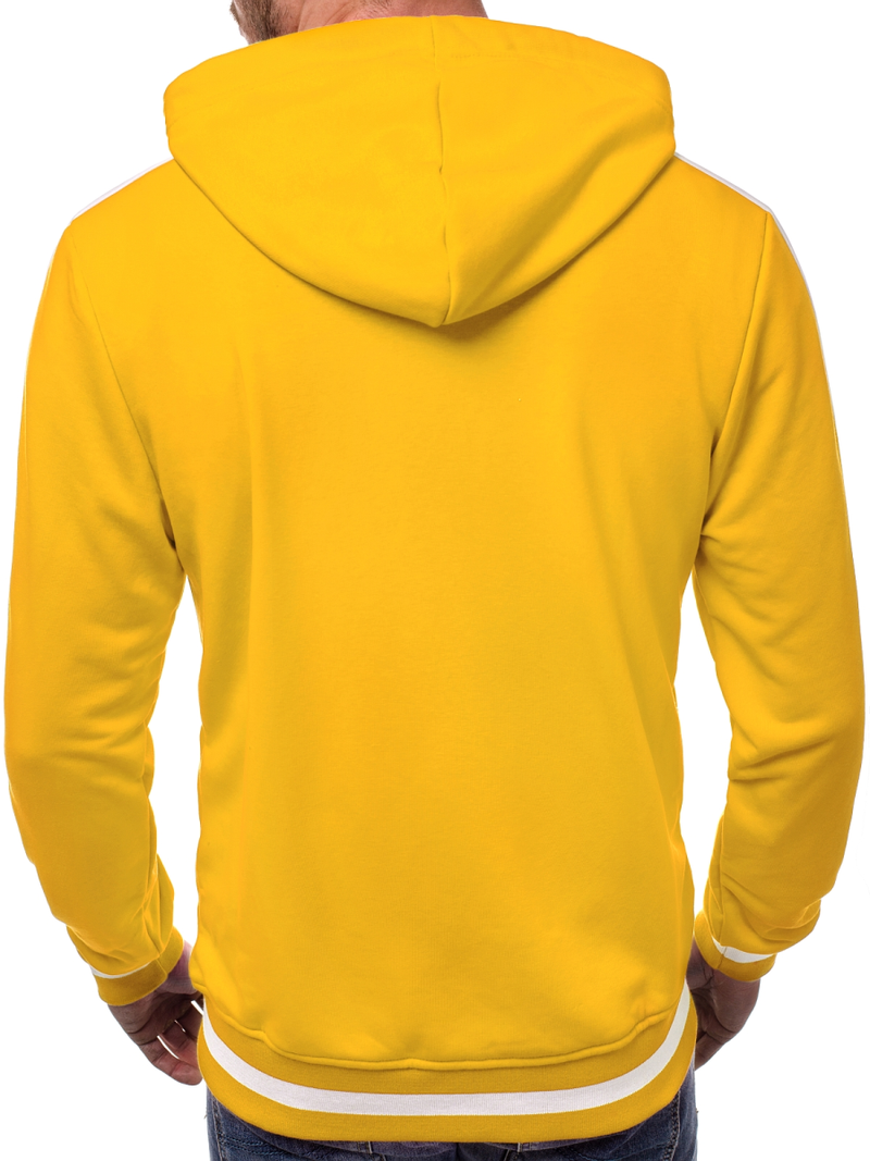 Sudadera de hombre amarilla OZONEE A/1009Z