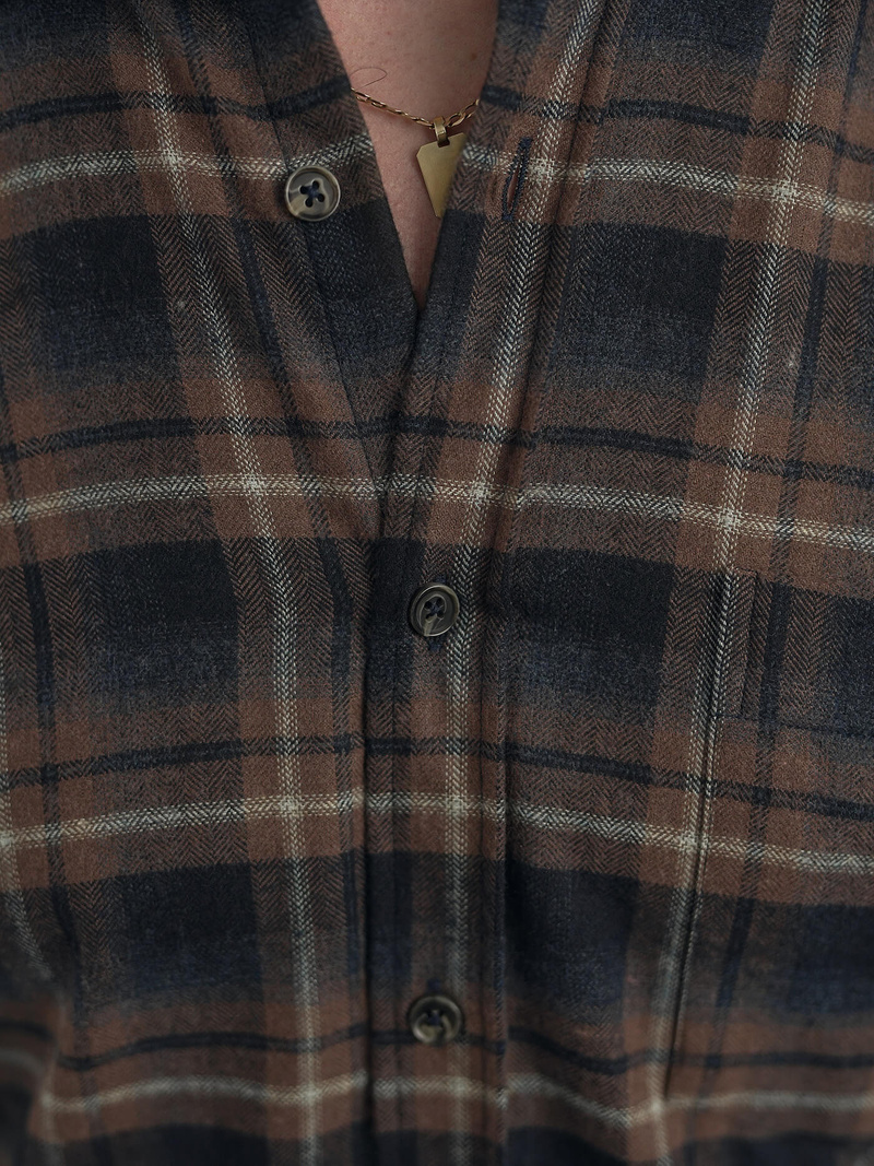 Camisa de hombre azul marino OZONEE V/V177Z