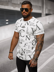 Camiseta de hombre blanco OZONEE O/T6482