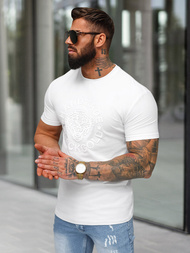 Camiseta de hombre blanco OZONEE NB/MT3019/02