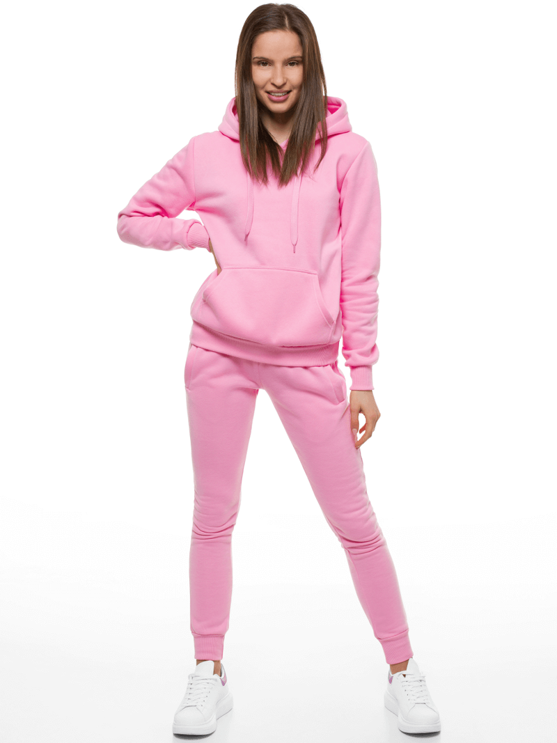 Pantalón de chándal para mujer rosa claro OZONEE JS/CK01