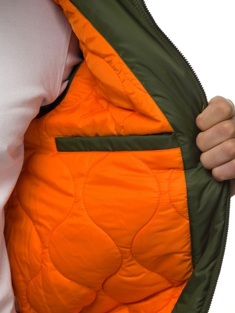 Chaqueta de hombre verde OZONEE O/99122