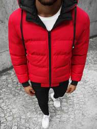Chaqueta de hombre roja OZONEE JS/M761/270