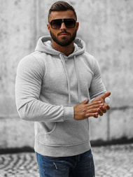 Sudadera de hombre gris OZONEE JS/2009Z 