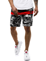 Pantalón corto de hombre gris JS/KK300157