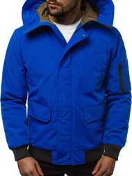 Chaqueta de hombre azul OZONEE JS/2019005