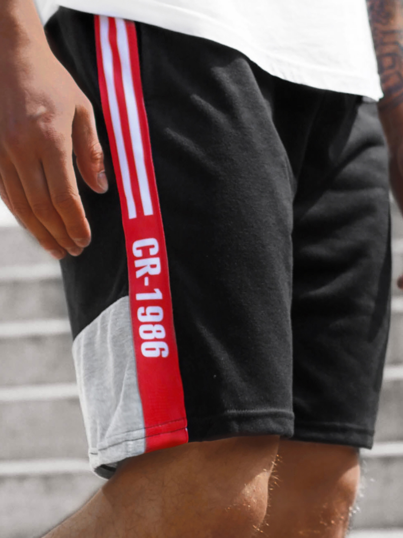 Pantalón corto de hombre negro JS/KS2501