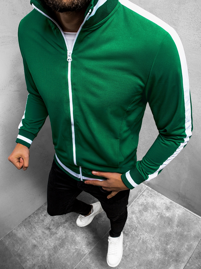 Sudadera de hombre verde OZONEE O/2126Z