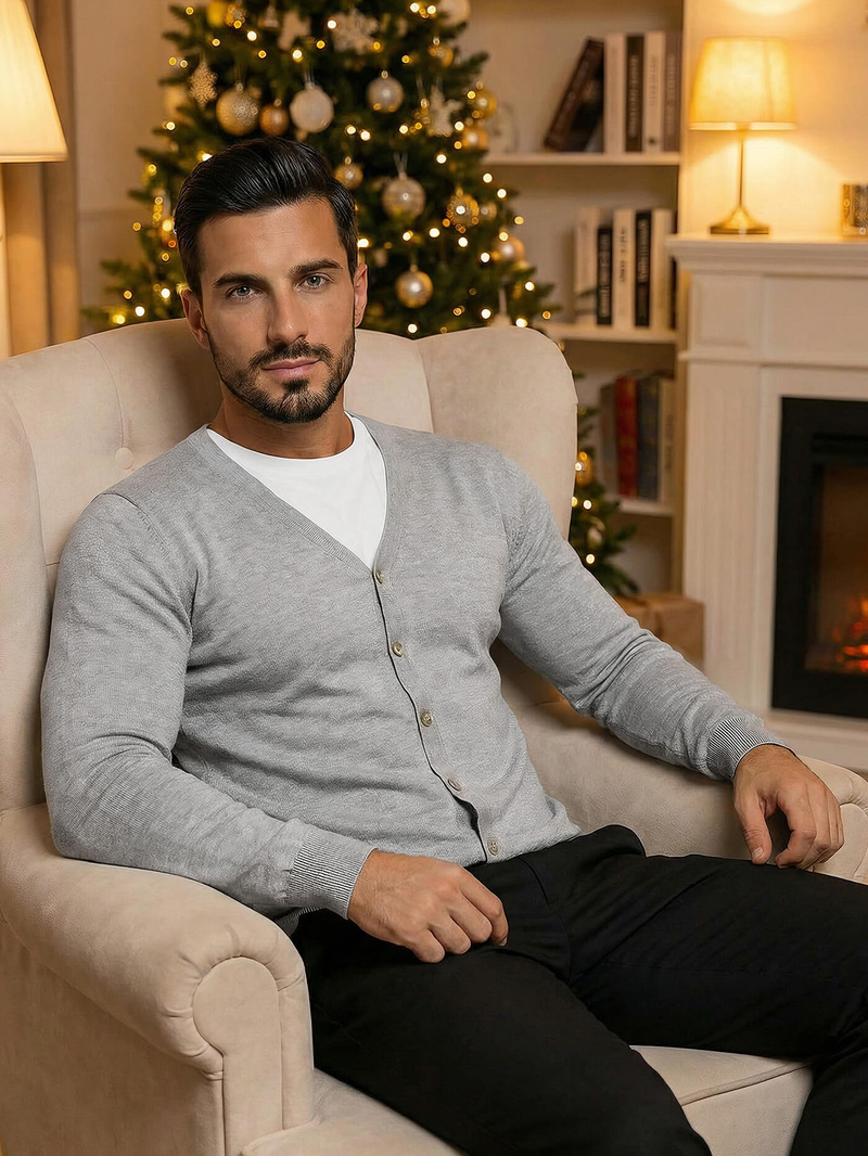 Jersey de hombre gris OZONEE NB/MM6006/2Z