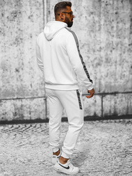 Chándal de hombre blanco OZONEE JS/8C8115/1