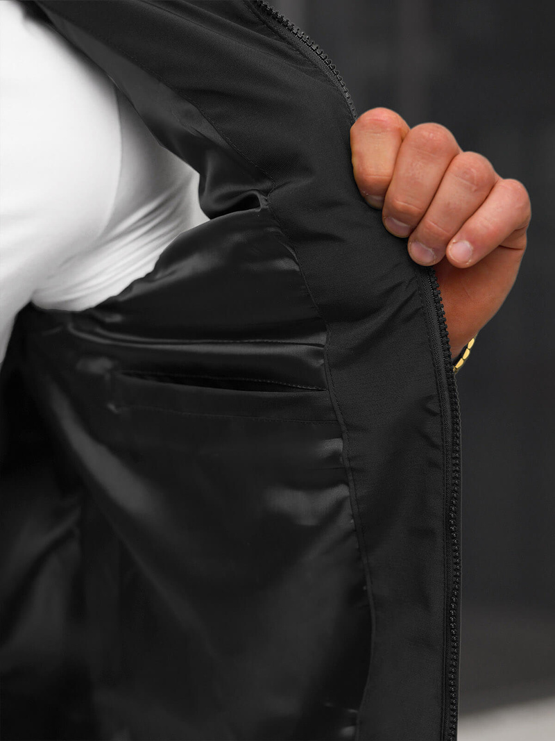 Chaleco de hombre negra OZONEE JS/31M5063/392