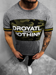 Camiseta de hombre grafita OZONEE JS/SS10976Z