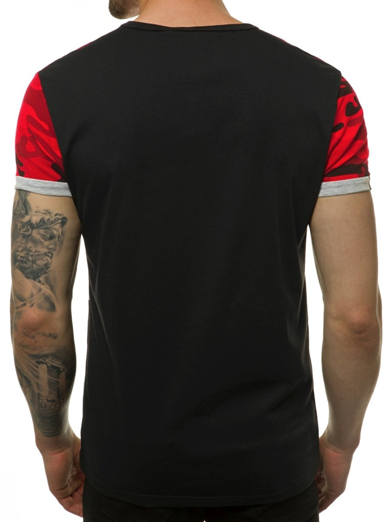 Camiseta de hombre roja OZONEE JS/SS10982