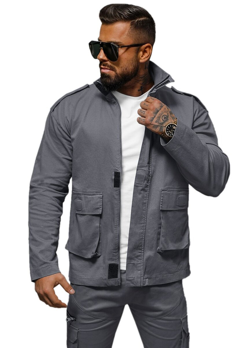 Chaqueta de hombre grafito OZONEE O/G3035