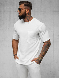 Camiseta de hombre blanco OZONEE O/Y960T