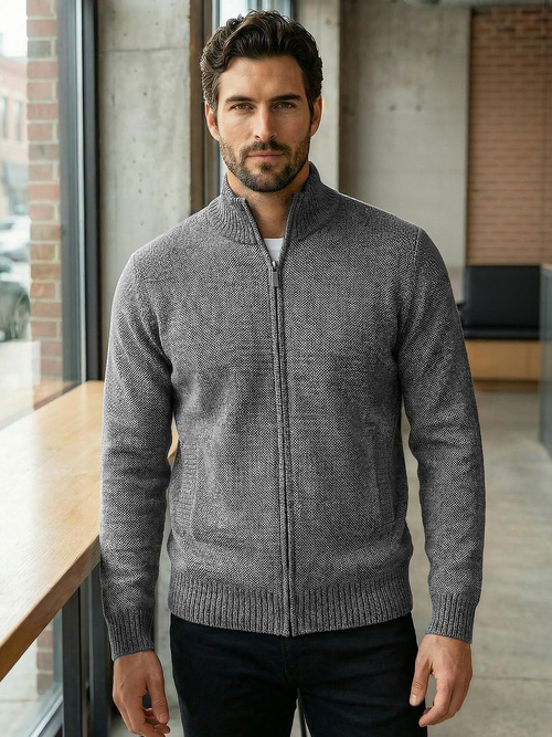 Jersey de hombre grafito OZONEE JS/59B3611/5