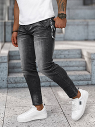 Vaqueros de hombre negras OZONEE NB/MP0091N