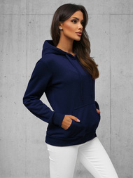 Sudadera de mujer azul marino OZONEE JS/W02Z