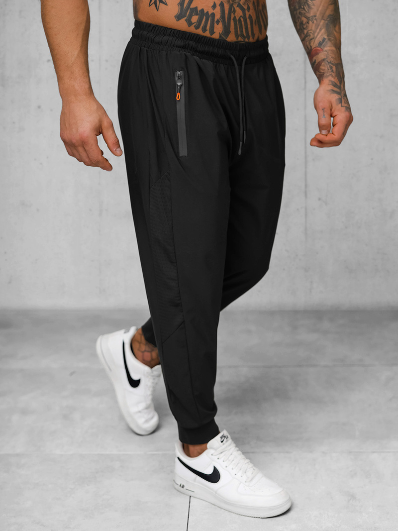 Pantalones deportivos de hombre negras OZONEE JS/12K1805/3