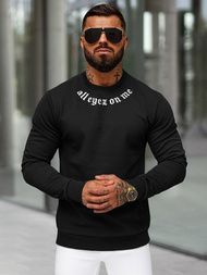 Sudadera de hombre negra OZONEE O/P2027Z