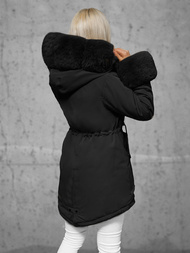 Chaqueta de mujer en negra OZONEE JS/16M9062/392Z