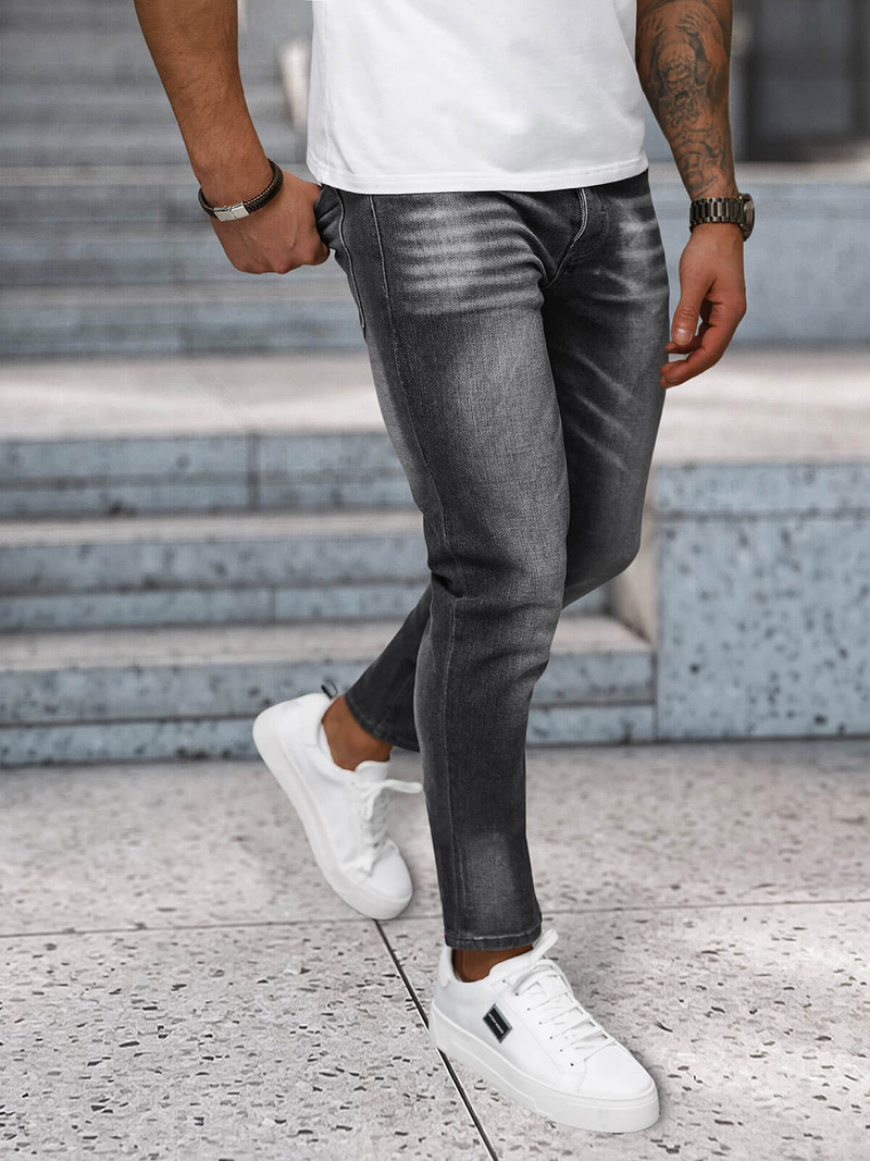 Vaqueros de hombre grafito OZONEE NB/MP0199GS