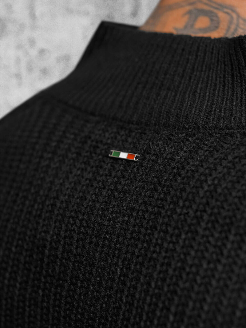 Jersey de hombre negro OZONEE NB/MM6020/4